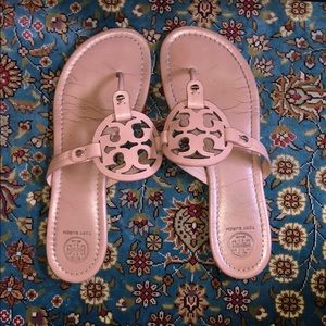 Blush Pink Tory Burch Miller Sandals